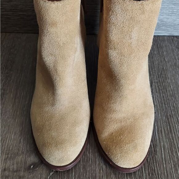 Tory Burch Junction 85mm Suede Ankle Bootie Size 9 - Picture 3 of 12
